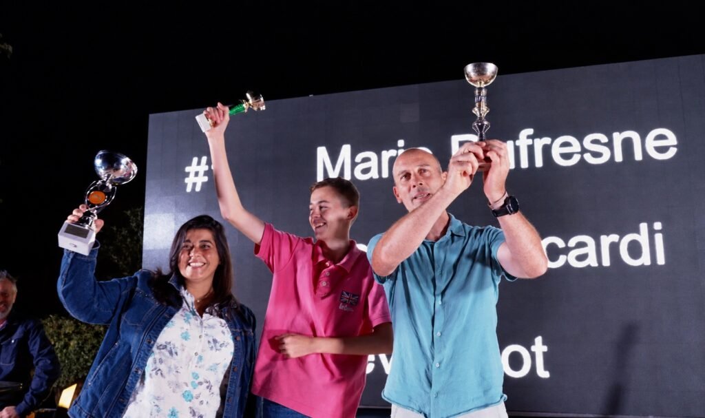 Les lauréats présentent leurs trophées